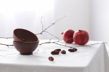 Masada tarih ve nar içeren kase