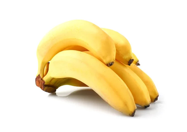 Lekkere bananen op witte achtergrond — Stockfoto