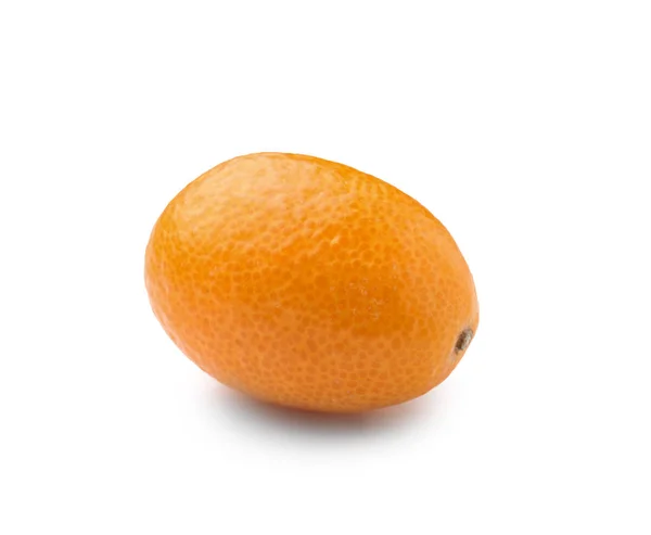 Buah kumquat lezat pada latar belakang putih — Stok Foto