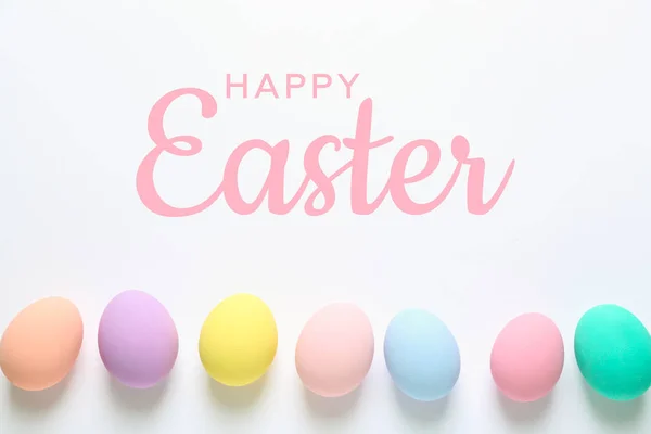 Beautiful greeting card for Easter celebration — Stock Photo, Image