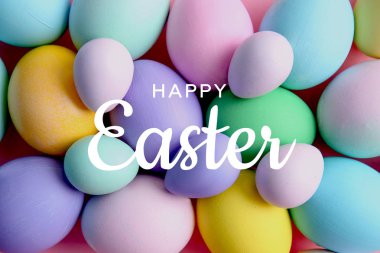 Paskalya kutlamaları için güzel tebrik kartı