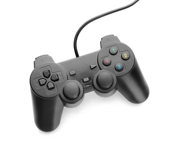 Moderne gamepad op witte achtergrond — Stockfoto