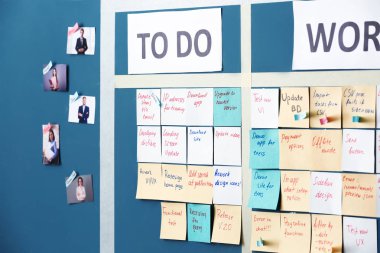 Scrum görev Kurulu ofis duvar çıkartmaları ile