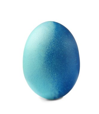 Beyaz arka planda güzel bir Paskalya yumurtası