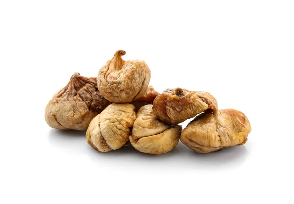 Tasty dried fig on white background — Stock Photo, Image