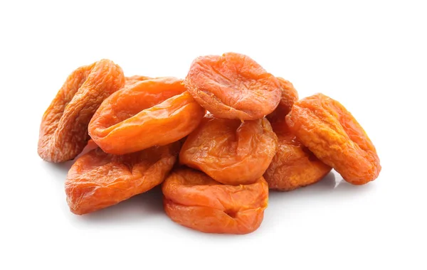 Tasty dried apricot on white background — Stock Photo, Image