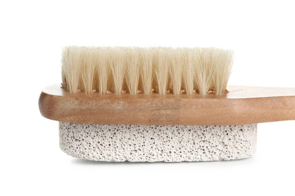 Massage brush on white background — Stock Photo, Image