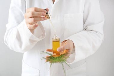 Doktor doğal uçucu yağ, closeup ile
