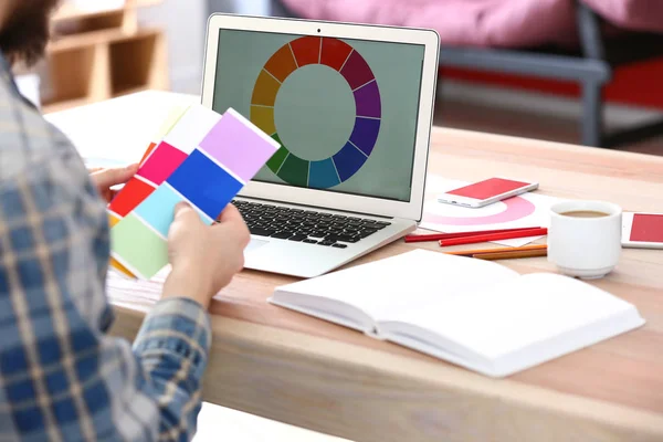 Male designer working in office — Stock Photo, Image