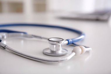 Doktorun tablo, closeup stetoskop