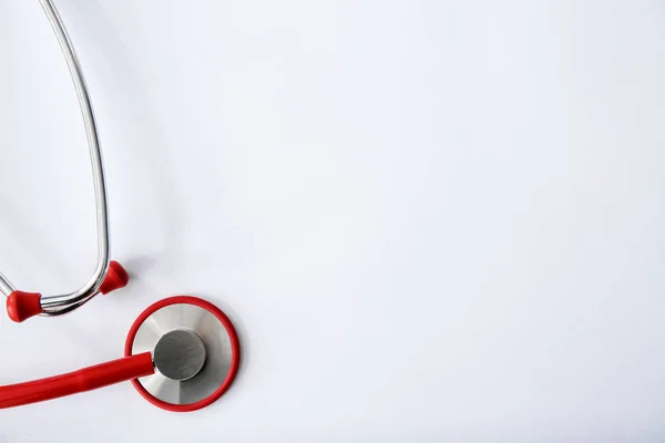 Stethoscope on white background — Stock Photo, Image