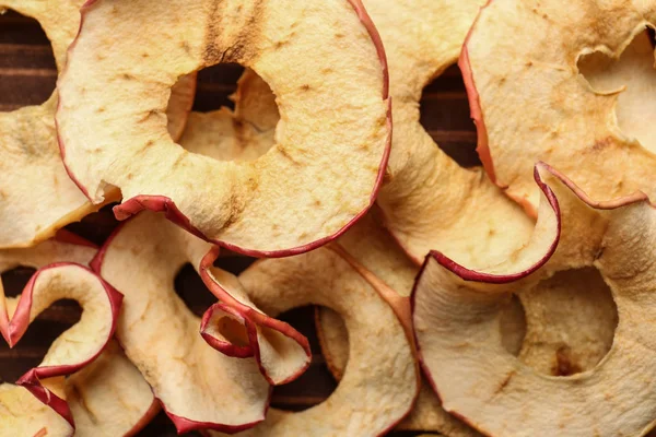Tasty dried apples, closeup — Stock Photo, Image