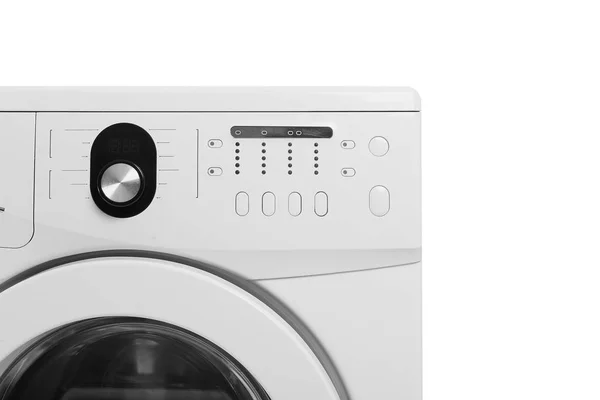 Modern washing machine on white background — Stock Photo, Image