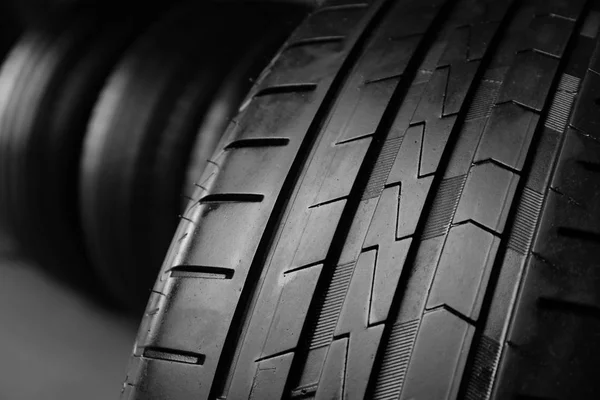 Car tire, closeup — Stock Photo, Image