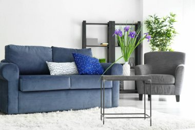 Güzel çiçekler ile Oda iç