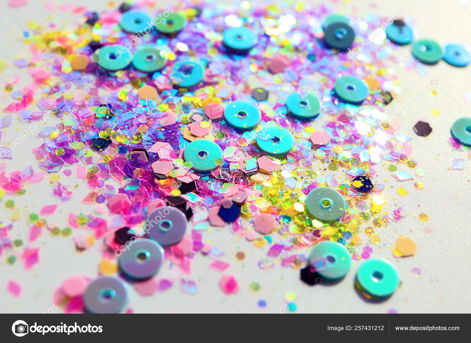 iridescent sequins