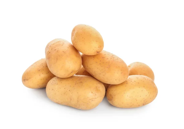 Raw potato on white background — Stock Photo, Image
