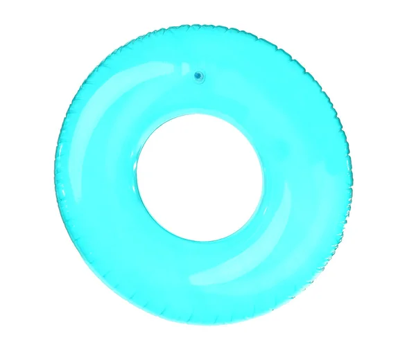Aufblasbarer Ring auf weißem Hintergrund — Stockfoto