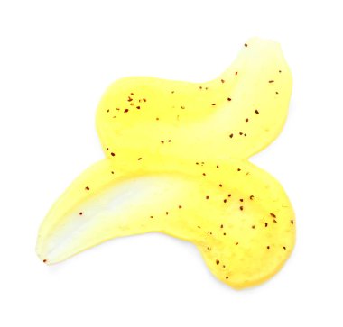 Beyaz arkaplanda vücut fırçası örneği