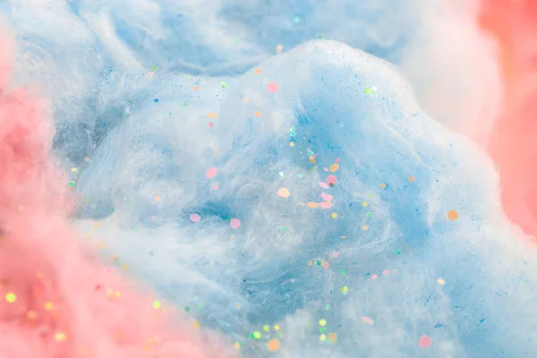 Texture of cotton candy, closeup — Stock Photo, Image