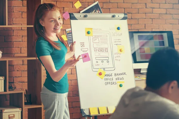 Young IT designers working in office — Stock Photo, Image