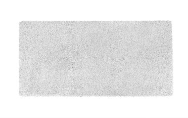 Beyaz arka plan üzerinde yumuşak halı