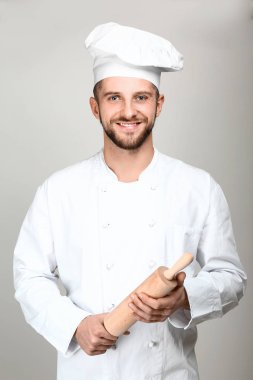 Açık renkli erkek chef