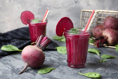 Masada taze pancar smoothie Bardak