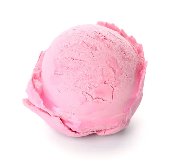 Gustoso gelato su sfondo bianco — Foto Stock