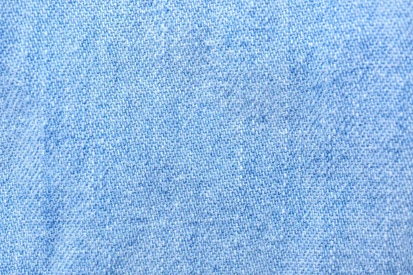 Tekstura tkaniny jeansowe, zbliżenie — Zdjęcie stockowe