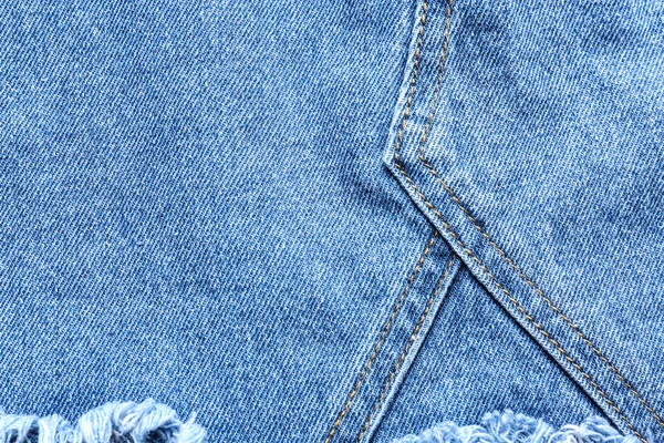 Stylové modré džíny, pohled na šatně — Stock fotografie