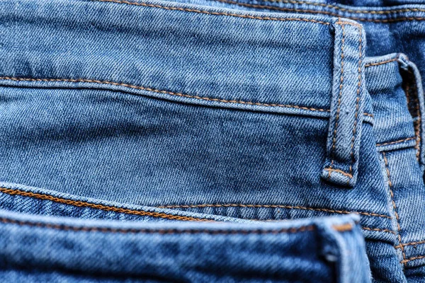 Stylish jeans pants, closeup view — Stock Photo, Image