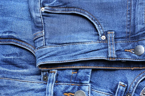 Pantaloni jeans alla moda, vista da vicino — Foto Stock