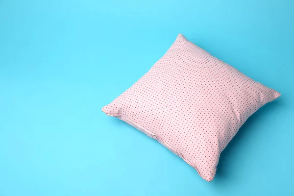 Soft pillow on color background — Stock Photo, Image