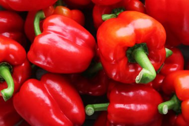 Arka plan olarak olgun kırmızı biber