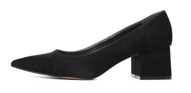 Beyaz arka plan üzerinde şık Bayan Ayakkabı