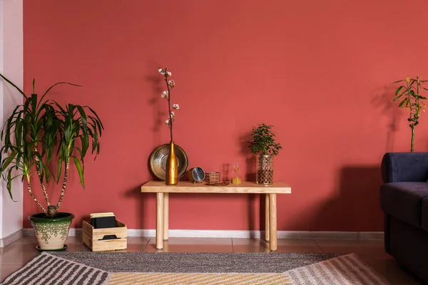 Stylish interior of living room — Stock Photo, Image