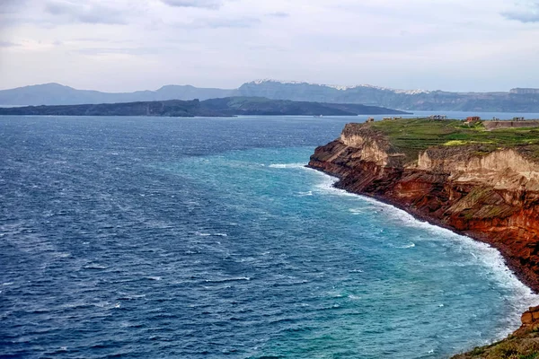 Beautiful view of sea coast at resort — Stock Photo, Image