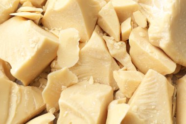 Kakao yağı, closeup parçaları