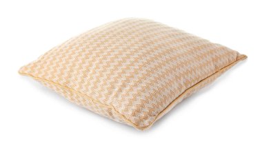 Beyaz arka plan üzerinde şık yastık