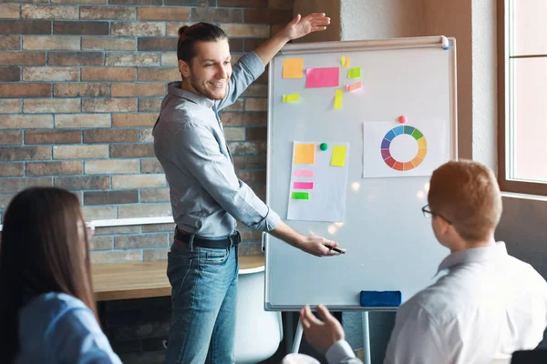 Colleagues during business meeting in office — Stock Photo, Image