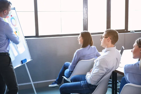 Collega's tijdens zakelijke bijeenkomst in Office — Stockfoto