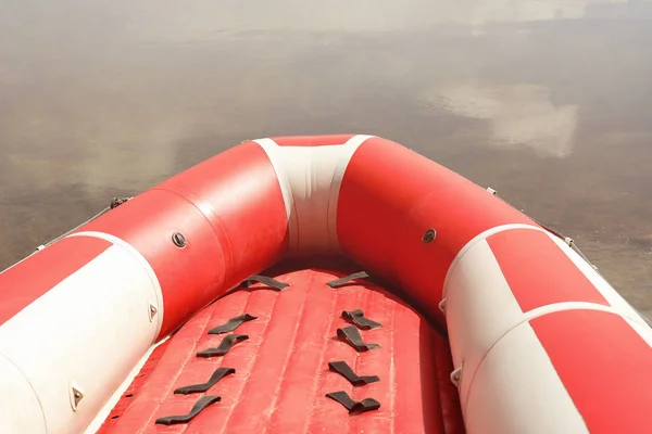 Whitewater raft on sunny day — Stock Photo, Image