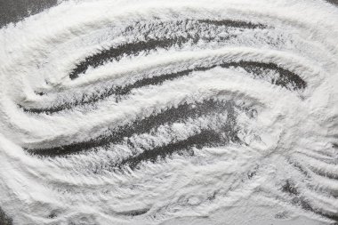 Gri arka planda taze un