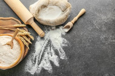 Koyu zeminde taze un