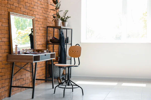 İç modern makyaj odası — Stok fotoğraf