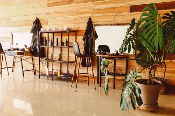 Interior of modern hairdressing salon — Stock Photo, Image