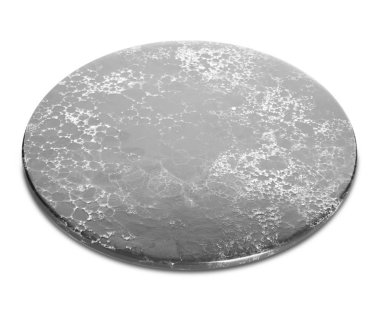 Beyaz arka plan üzerine taş tahta