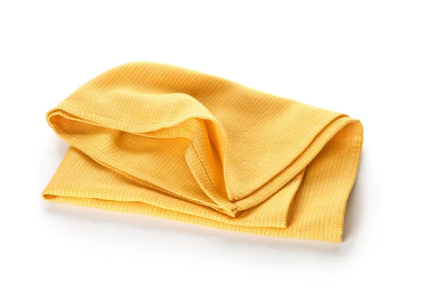 Fabric napkin on white background — Stock Photo, Image