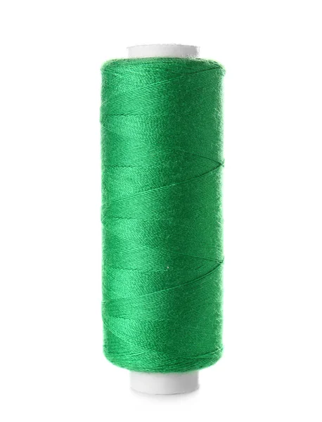 Sewing thread spool on white background — Stock Photo, Image